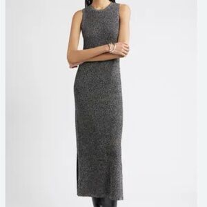 Forever 21 Sleeveless Black Midi Dress